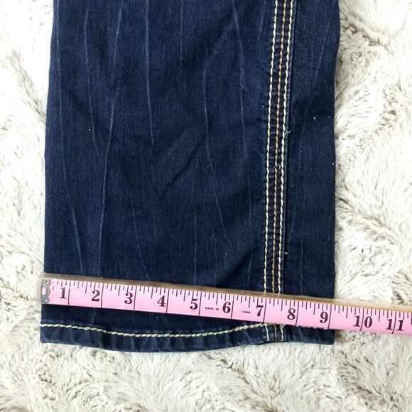 Ariya Jeans Women's 9/10 Blue Straight Dark Wash - Picture 6 of 11